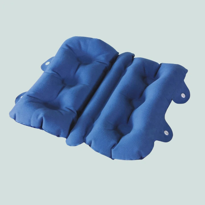  Seat Wedge Cushion, 15x14 In. Blue Washable Cover : Automotive