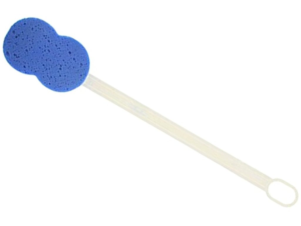 Helping Hand Comfi Grip Foot Sponge : long handle toe cleaning sponge