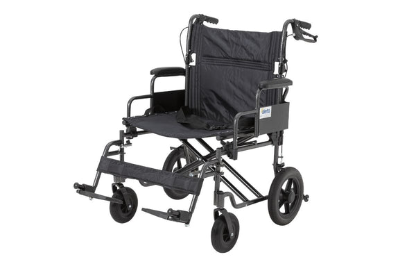 Transit Wide Heavy-Duty Aluminium Wheelchair