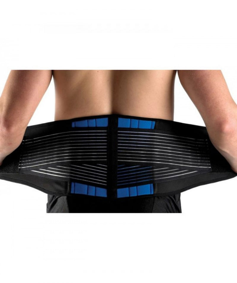 Double Pull Lumbar Support Belt - Black